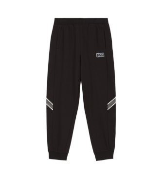 EA7 Pantaln de chndal logo-print negro