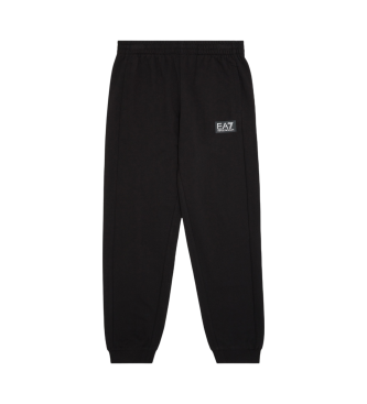 EA7 Pantaloni della tuta neri con logo