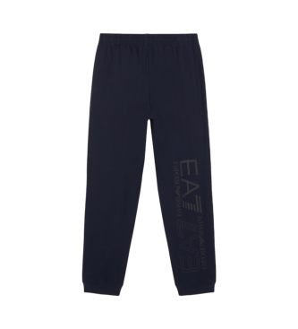 EA7 Pantaloni della tuta con logo blu scuro