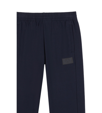 EA7 Pantaloni della tuta con logo blu scuro