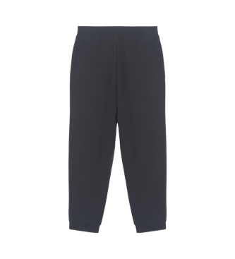 EA7 Jogginghose Logo Series Baumwolle schwarz