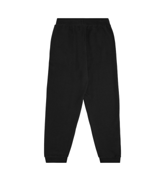 EA7 Jogginghose Logo Series Baumwolle schwarz