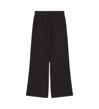 EA7 Pantaln acampanado negro