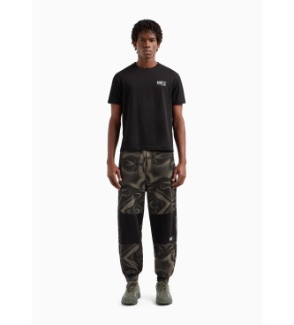 EA7 Pantaln de chndal  Visibility de algodn verde