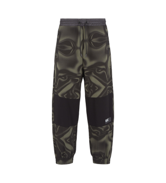 EA7 Pantaloni sportivi Visibility in cotone verde