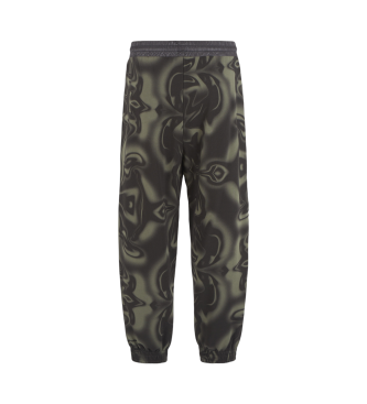 EA7 Tracksuit bottoms Visibility cotton green