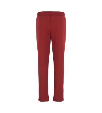 EA7 Tracksuit bottoms Tennis Club in burgundy cotton blend