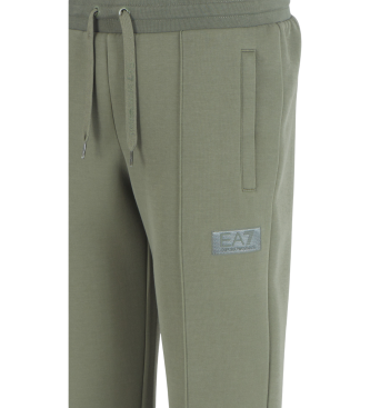 EA7 Tracksuit bottoms Tennis Club in green cotton blend