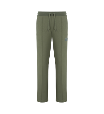 EA7 Pantaloni sportivi Tennis Club in misto cotone verde