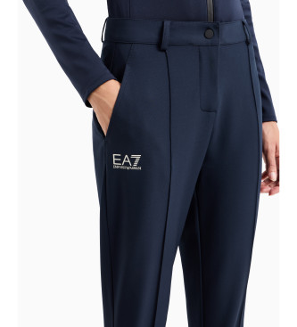 EA7 Ventus7 navy technical fabric gold pro trousers