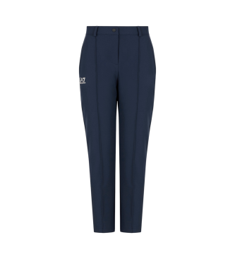 EA7 Ventus7 navy technical fabric gold pro trousers