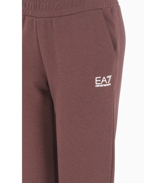 EA7 Pantaloni della tuta marroni dalla vestibilit regolare