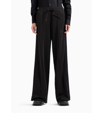 EA7 Pantaln acampanado negro