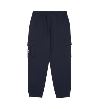 EA7 Calas over fit azul-marinho