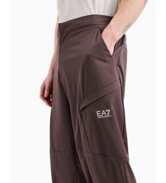 EA7 Brązowe spodnie Ventus7