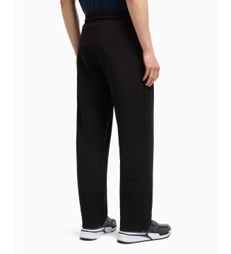 EA7 Pantaln de interlock mezcla de algodn Lux Identity   negro