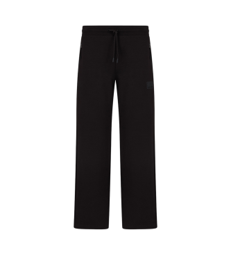 EA7 Pantaln de interlock mezcla de algodn Lux Identity   negro