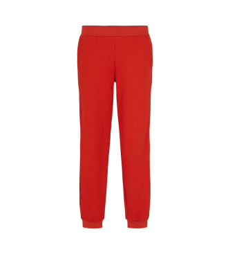 EA7 Oranje regular fit broek