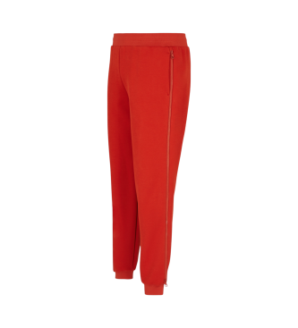 EA7 Pantalon de coupe rgulire orange