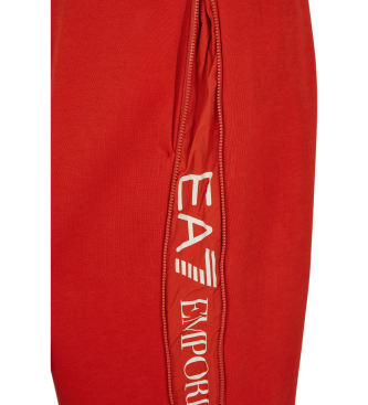 EA7 Oranje regular fit broek