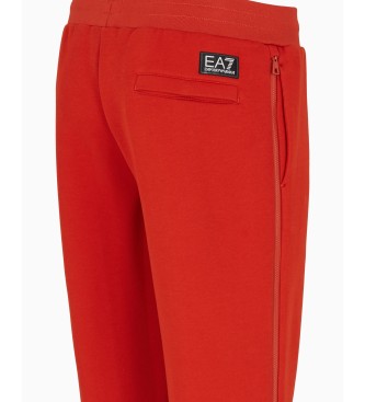 EA7 Oranje regular fit broek