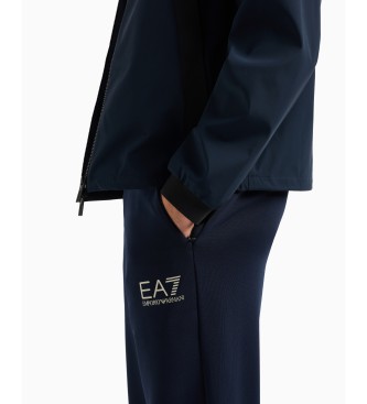 EA7 Marineblaue Hose mit normaler Passform