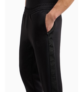 EA7 Pantaln de sarga tcnica elstica Gold Label negro