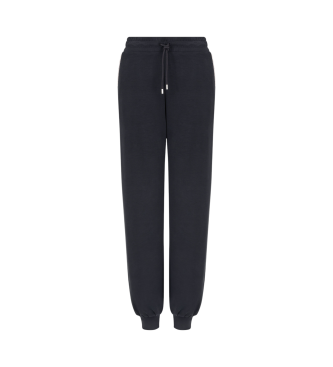 EA7 Precious zwarte stretch joggingbroek van modalmix