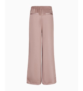 EA7 Pantalon rose exquis