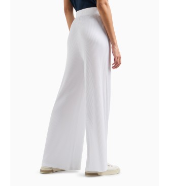 EA7 Rib trousers white
