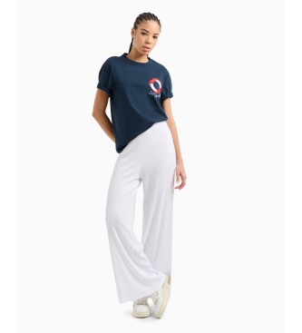 EA7 Rib trousers white