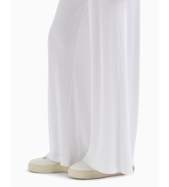 EA7 Rib trousers white