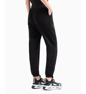 EA7 Tracksuit bottoms Graphic series in stretch cotton