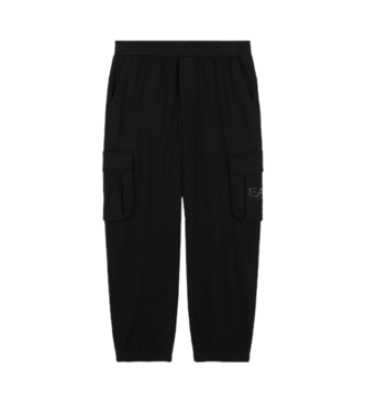 EA7 Schwarze Cargo-Sweatpants 