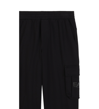 EA7 Schwarze Cargo-Sweatpants 