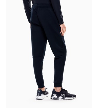 EA7 Pantaloni blu navy dal taglio moderno