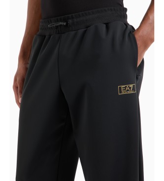 EA7 Pantaloni della tuta con logo neri