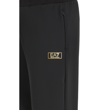 EA7 Pantaloni della tuta con logo neri