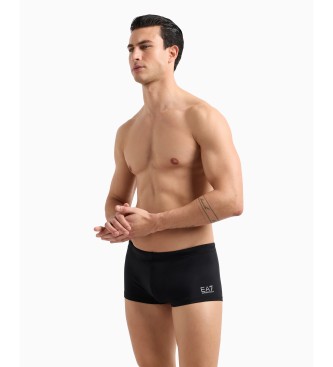 EA7 Trunk Beachwear schwarzer Badeanzug