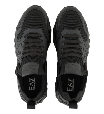 EA7 Zapatillas Ultimate C2 Kombat de punto negro