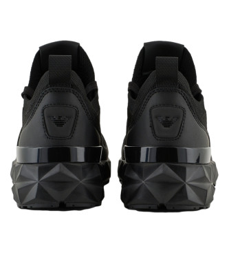 EA7 Ultimate C2 Kombat chaussures tricotes noir