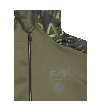 EA7 Sweatshirt Ventus7 Boy Hoodie Fz Pl sort