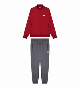 EA7 Ventus7 Sport Set M Rood & Grijs