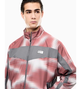 EA7 Ventus7 set rdeča, siva