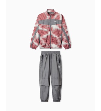 EA7 Ventus7 set rdeča, siva