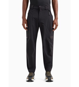 EA7 Pantalon cargo Ventus7 noir