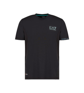 EA7 Ventus7 T-shirt zwart