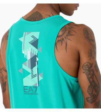 EA7 T-shirt Ventus7 M Performer turquoise