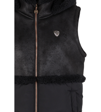 EA7 Gilet di taglio nero