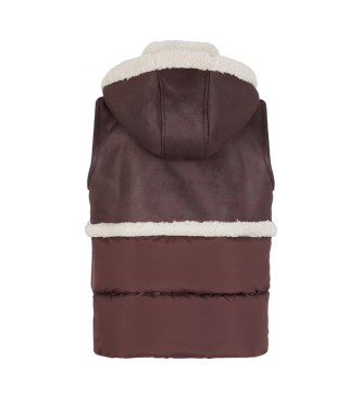 EA7 Gilet di taglio marrone